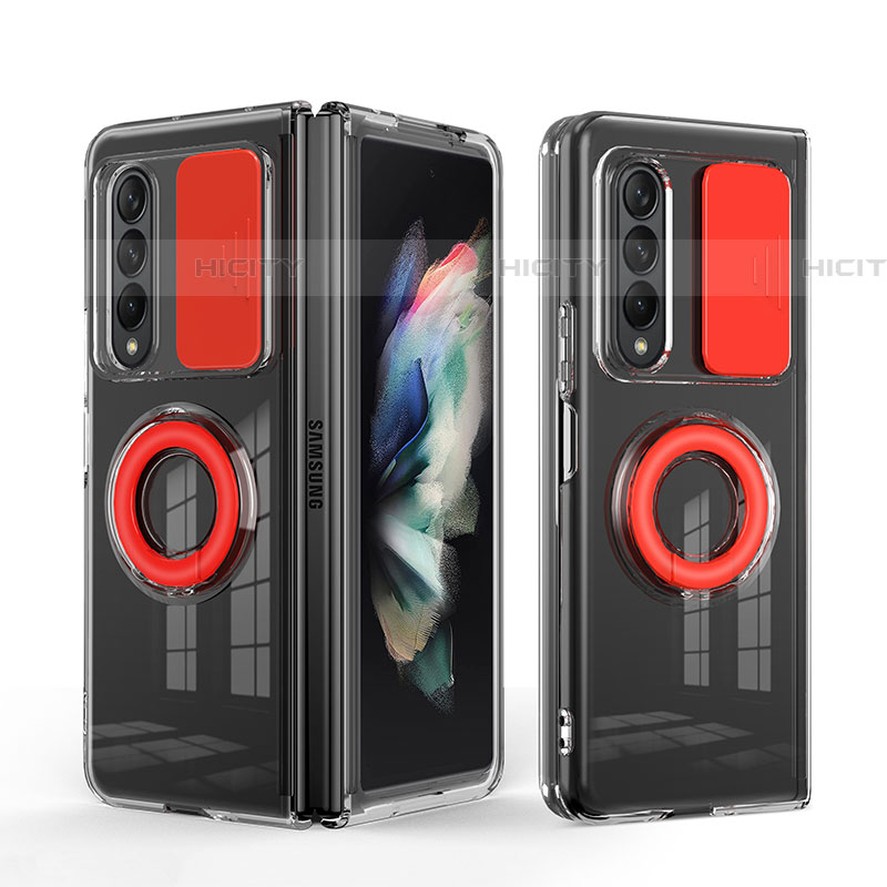 Funda Silicona Ultrafina Goma 360 Grados Carcasa MJ1 para Samsung Galaxy Z Fold4 5G Rojo