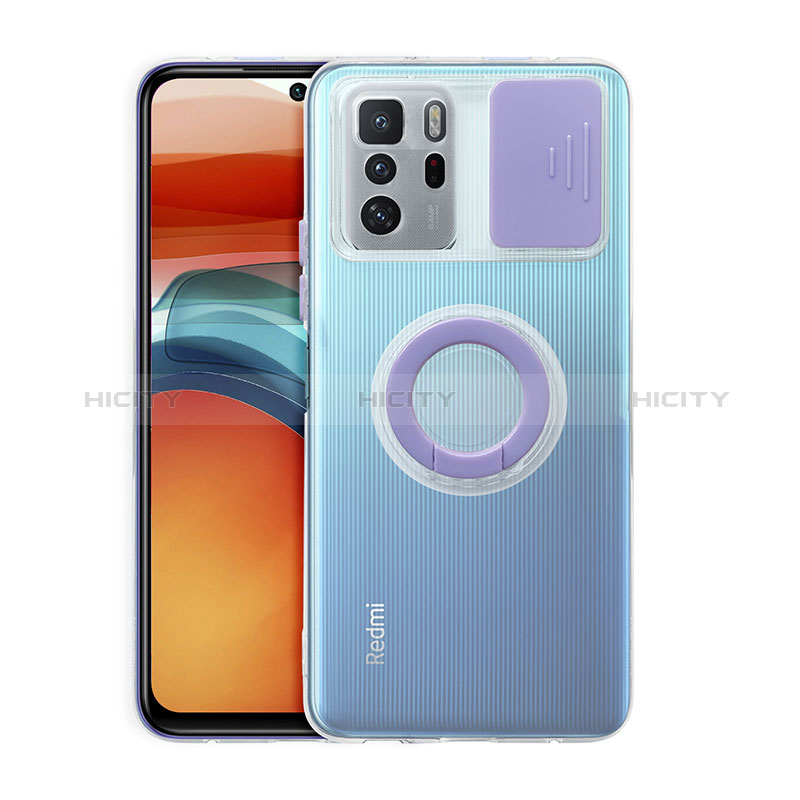 Funda Silicona Ultrafina Goma 360 Grados Carcasa MJ1 para Xiaomi Poco X3 GT 5G Purpura Claro