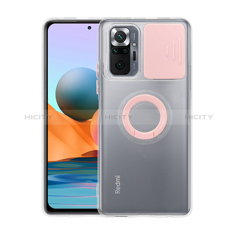 Funda Silicona Ultrafina Goma 360 Grados Carcasa MJ1 para Xiaomi Redmi Note 10 Pro Max Rosa