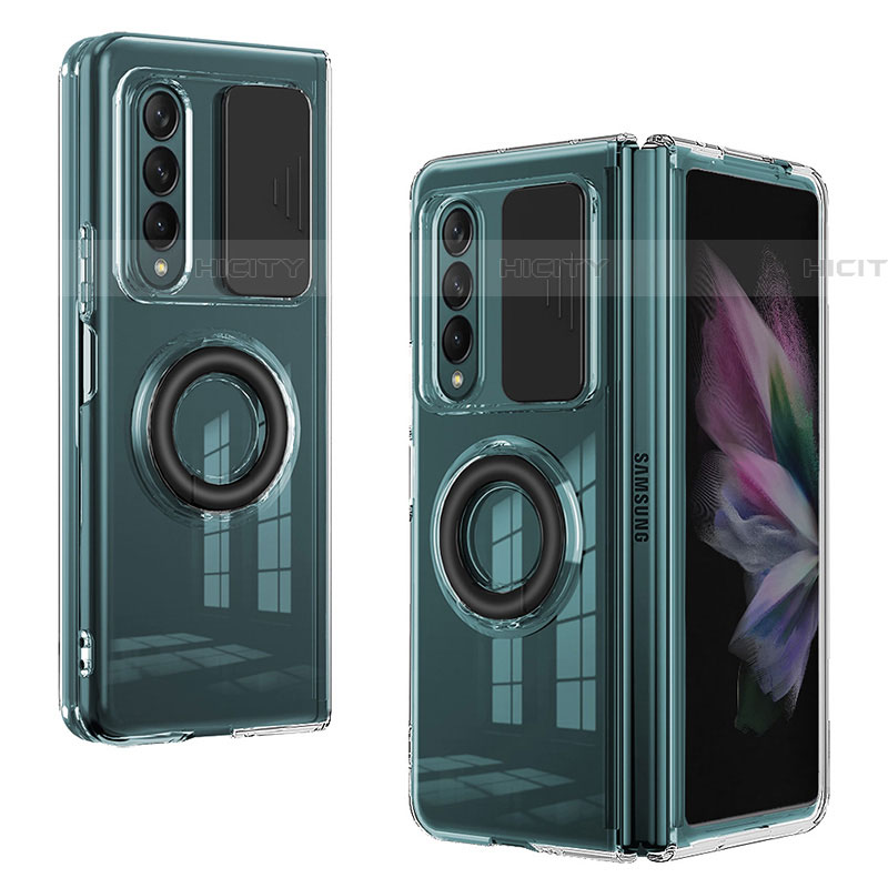 Funda Silicona Ultrafina Goma 360 Grados Carcasa MJ2 para Samsung Galaxy Z Fold4 5G Negro