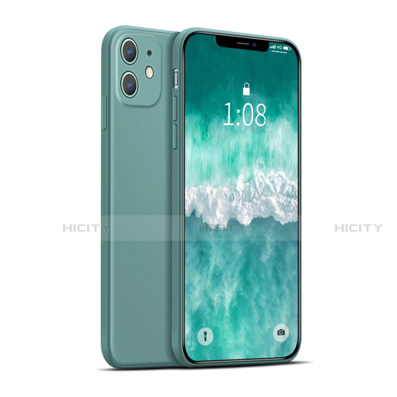 Funda Silicona Ultrafina Goma 360 Grados Carcasa para Apple iPhone 12 Mini Verde