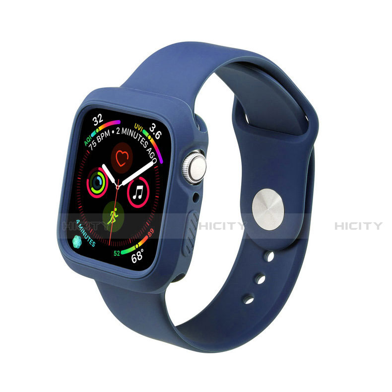 Funda Silicona Ultrafina Goma 360 Grados Carcasa para Apple iWatch 5 44mm