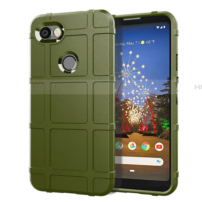 Funda Silicona Ultrafina Goma 360 Grados Carcasa para Google Pixel 3a Verde