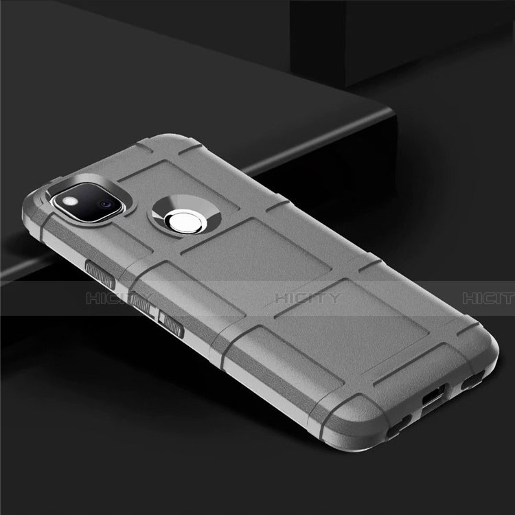 Funda Silicona Ultrafina Goma 360 Grados Carcasa para Google Pixel 4a Gris