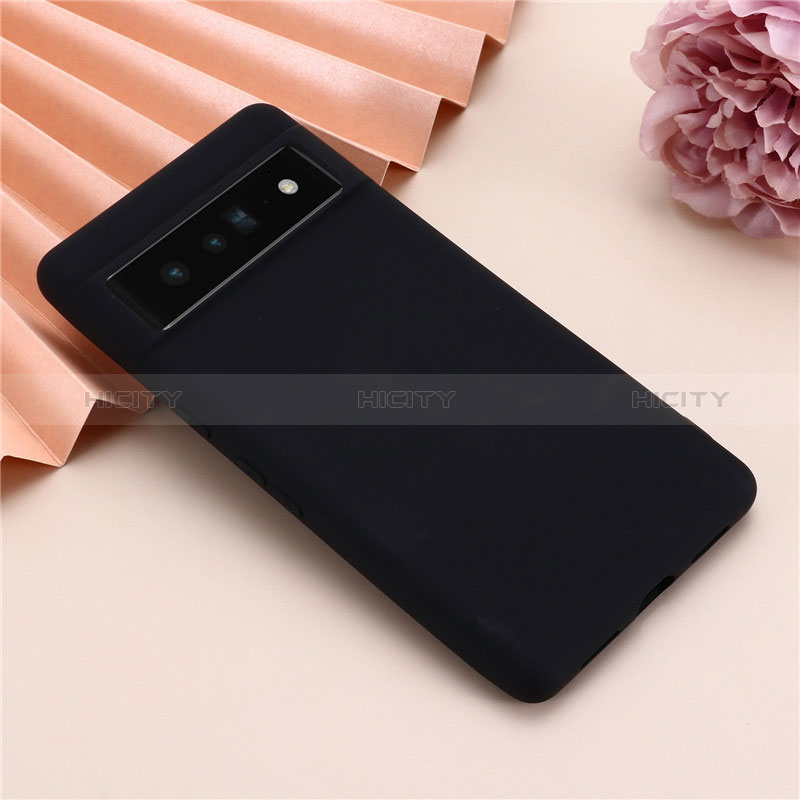 Funda Silicona Ultrafina Goma 360 Grados Carcasa para Google Pixel 7 Pro 5G Negro