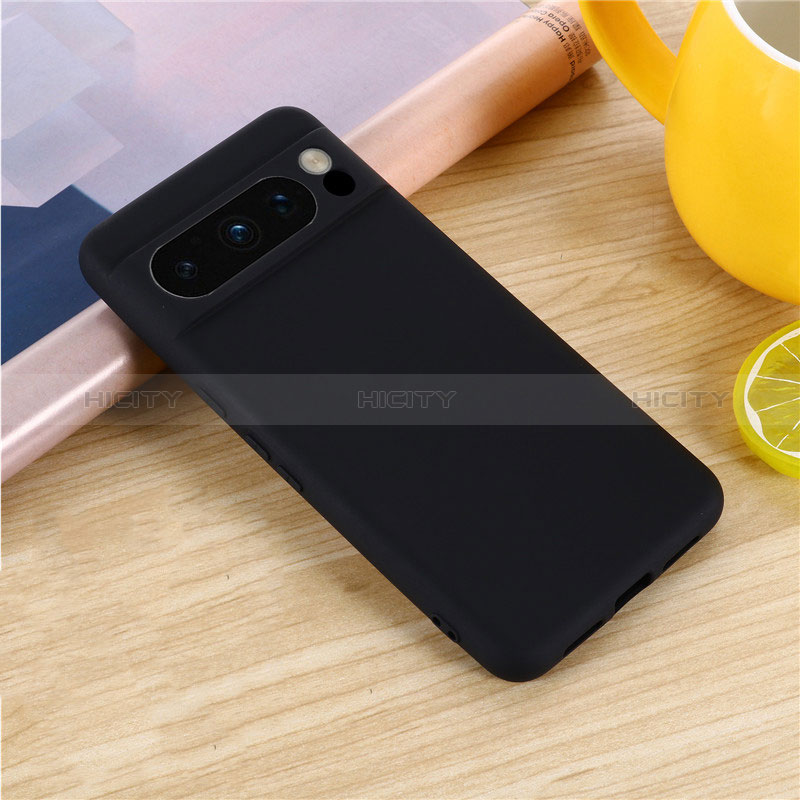 Funda Silicona Ultrafina Goma 360 Grados Carcasa para Google Pixel 8 Pro 5G Negro