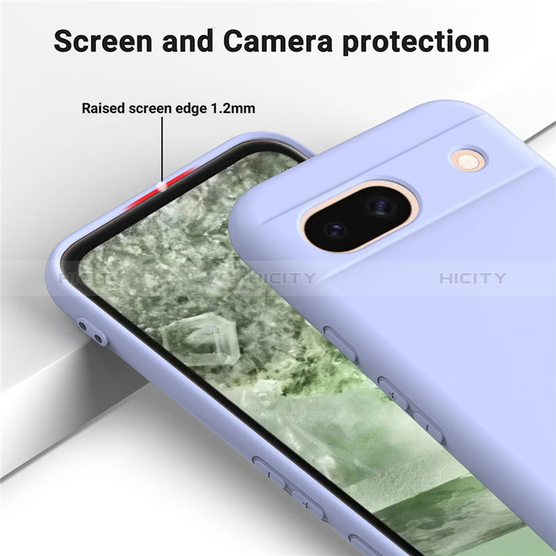 Funda Silicona Ultrafina Goma 360 Grados Carcasa para Google Pixel 8a 5G