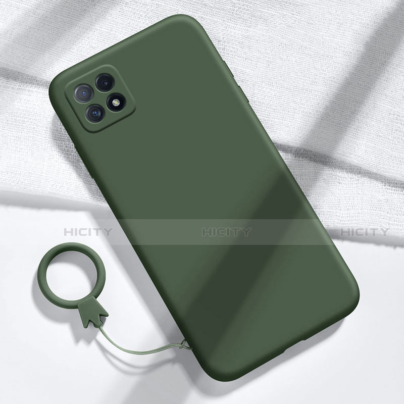 Funda Silicona Ultrafina Goma 360 Grados Carcasa para Huawei Enjoy 20 5G Verde Noche