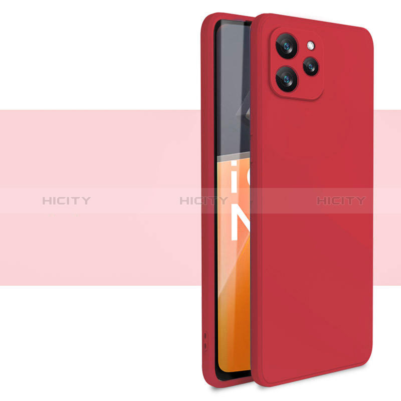 Funda Silicona Ultrafina Goma 360 Grados Carcasa para Huawei Enjoy 50z Rojo