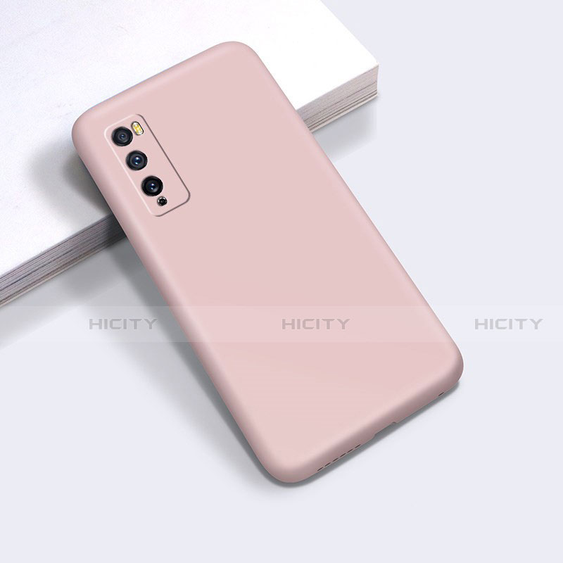 Funda Silicona Ultrafina Goma 360 Grados Carcasa para Huawei Enjoy Z 5G Rosa