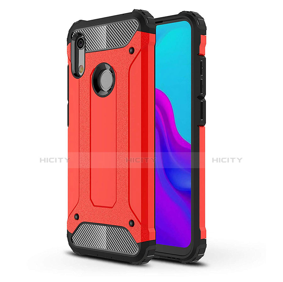 Funda Silicona Ultrafina Goma 360 Grados Carcasa para Huawei Honor 8A Rojo