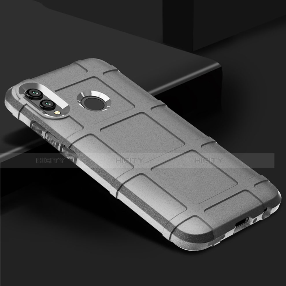 Funda Silicona Ultrafina Goma 360 Grados Carcasa para Huawei Honor 8X Plata