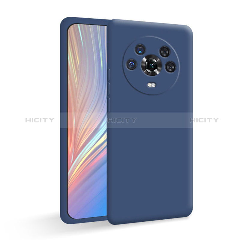 Funda Silicona Ultrafina Goma 360 Grados Carcasa para Huawei Honor Magic4 5G Azul