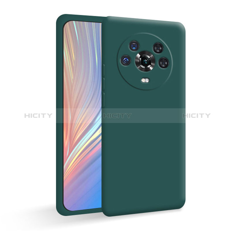 Funda Silicona Ultrafina Goma 360 Grados Carcasa para Huawei Honor Magic4 5G Verde