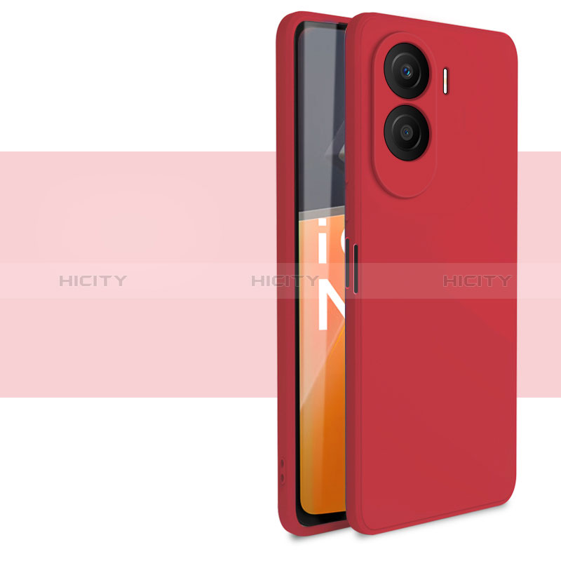 Funda Silicona Ultrafina Goma 360 Grados Carcasa para Huawei Honor X50i 5G Rojo