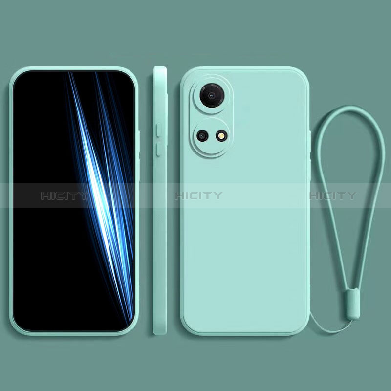 Funda Silicona Ultrafina Goma 360 Grados Carcasa para Huawei Honor X7 Menta Verde