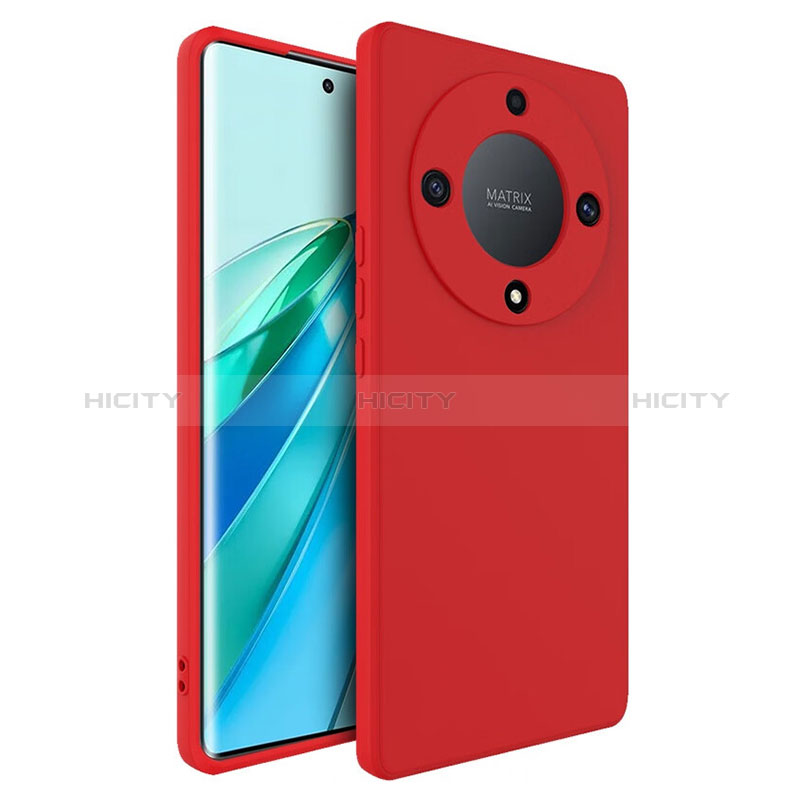 Funda Silicona Ultrafina Goma 360 Grados Carcasa para Huawei Honor X9a 5G Rojo