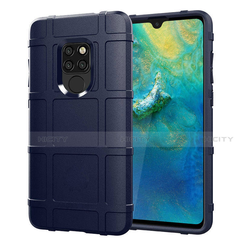 Funda Silicona Ultrafina Goma 360 Grados Carcasa para Huawei Mate 20 Azul