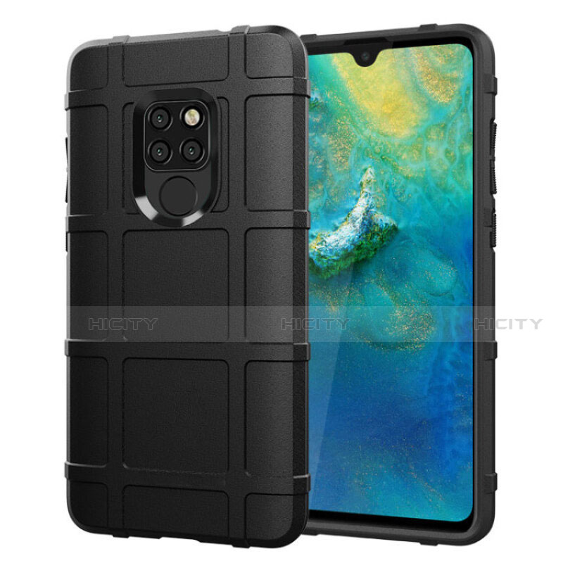 Funda Silicona Ultrafina Goma 360 Grados Carcasa para Huawei Mate 20 Negro