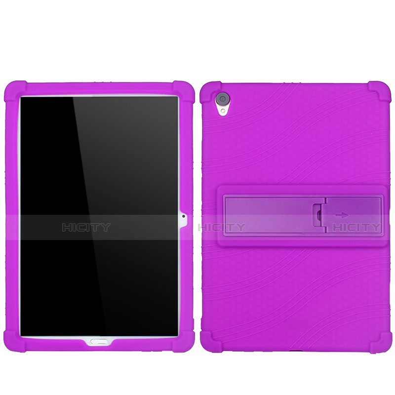 Funda Silicona Ultrafina Goma 360 Grados Carcasa para Huawei MediaPad M6 10.8 Morado