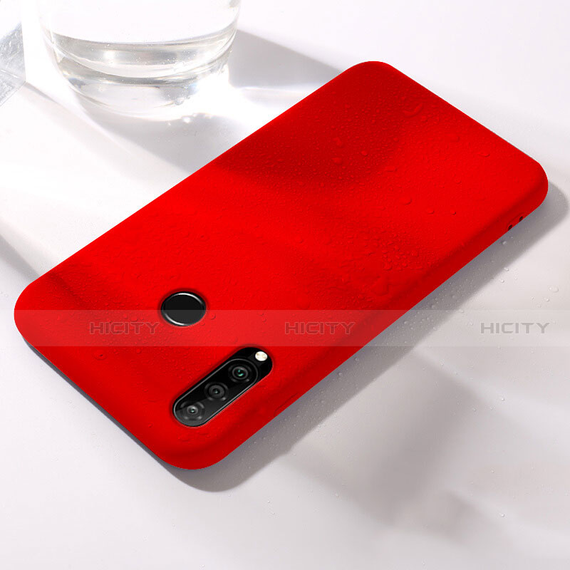 Funda Silicona Ultrafina Goma 360 Grados Carcasa para Huawei Nova 4e Rojo