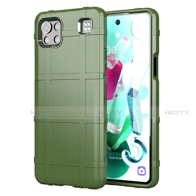 Funda Silicona Ultrafina Goma 360 Grados Carcasa para LG K92 5G Verde