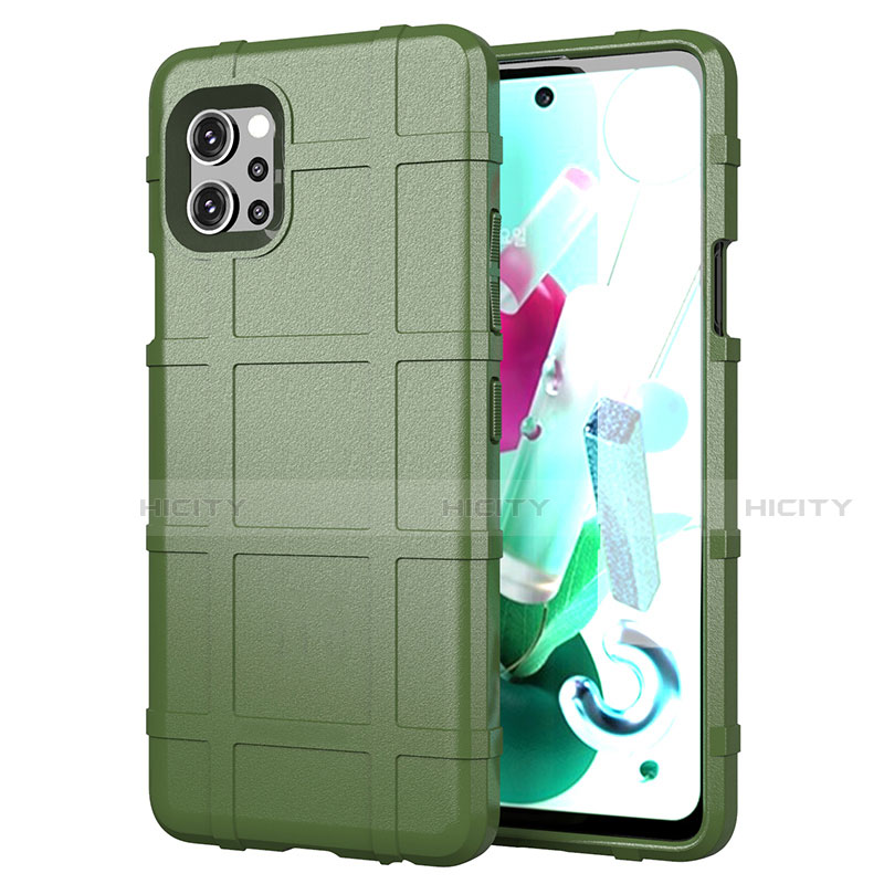 Funda Silicona Ultrafina Goma 360 Grados Carcasa para LG Q92 5G Verde