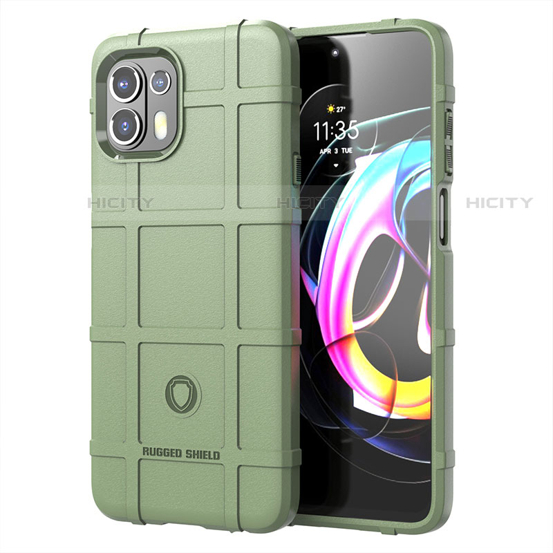 Funda Silicona Ultrafina Goma 360 Grados Carcasa para Motorola Moto Edge 20 Lite 5G Verde