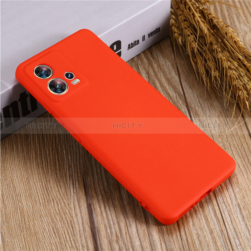 Funda Silicona Ultrafina Goma 360 Grados Carcasa para Motorola Moto Edge 30 Fusion 5G Rojo