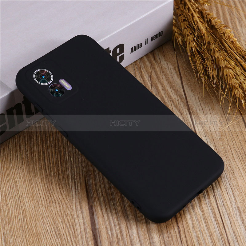 Funda Silicona Ultrafina Goma 360 Grados Carcasa para Motorola Moto Edge 30 Lite 5G Negro