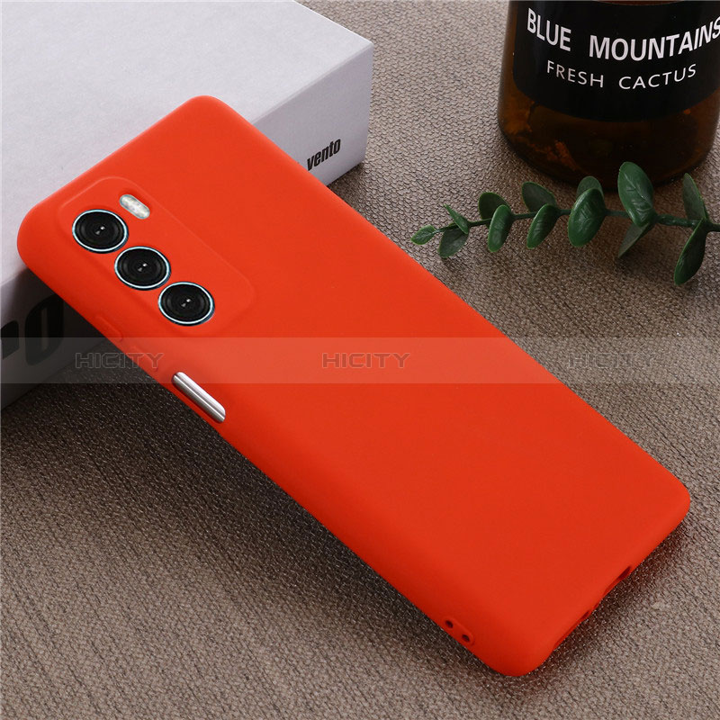 Funda Silicona Ultrafina Goma 360 Grados Carcasa para Motorola Moto Edge S30 5G Rojo