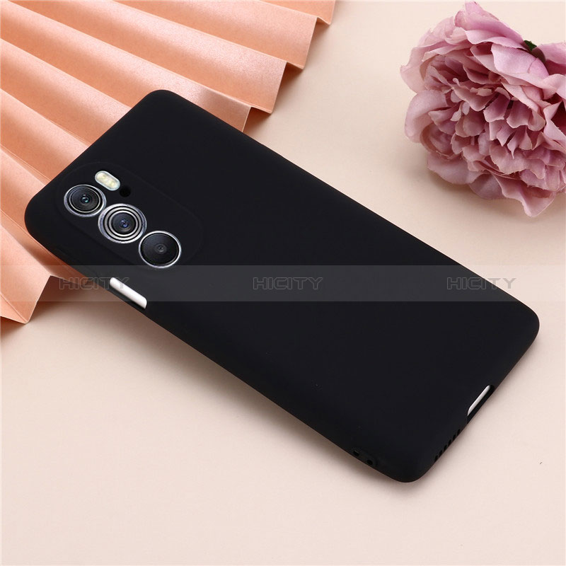 Funda Silicona Ultrafina Goma 360 Grados Carcasa para Motorola Moto Edge X30 5G Negro