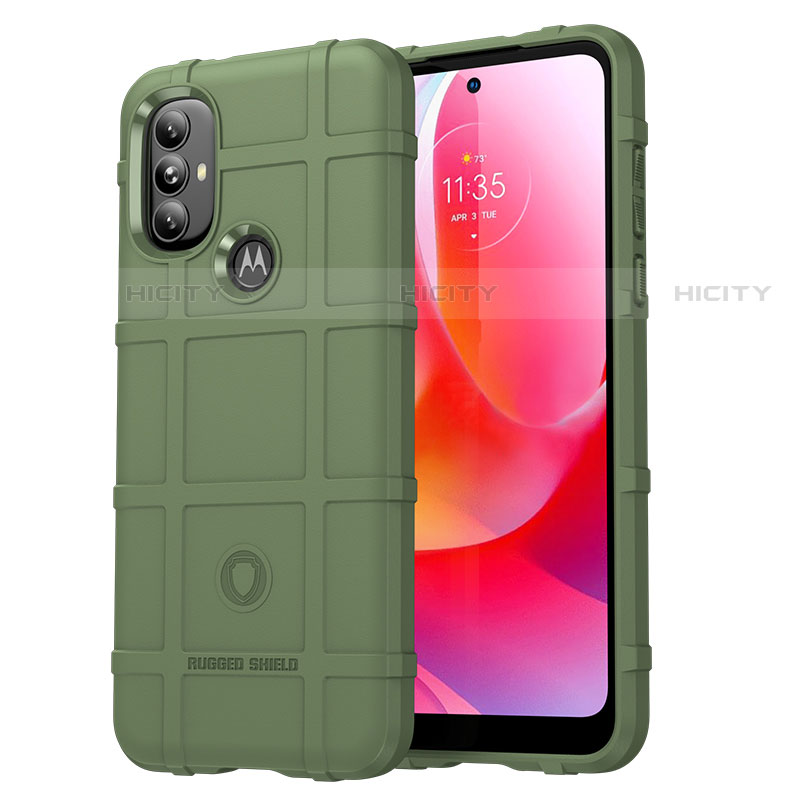 Funda Silicona Ultrafina Goma 360 Grados Carcasa para Motorola Moto G Play (2023) Verde