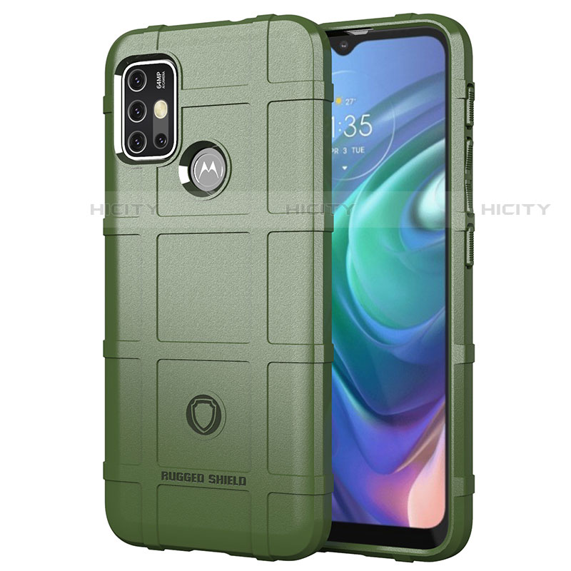 Funda Silicona Ultrafina Goma 360 Grados Carcasa para Motorola Moto G10 Verde