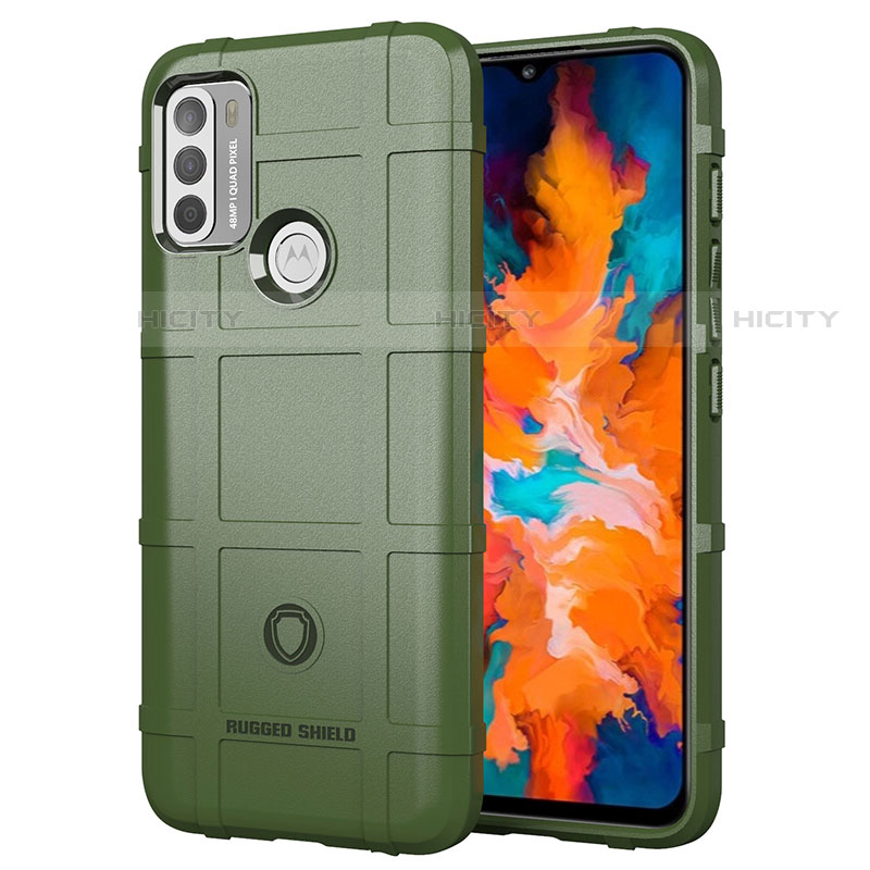 Funda Silicona Ultrafina Goma 360 Grados Carcasa para Motorola Moto G50 Verde