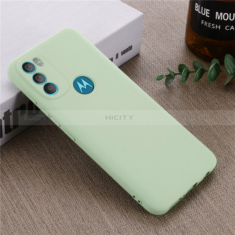 Funda Silicona Ultrafina Goma 360 Grados Carcasa para Motorola Moto G71 5G Verde