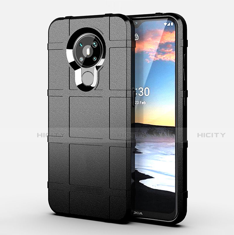 Funda Silicona Ultrafina Goma 360 Grados Carcasa para Nokia 5.3 Negro