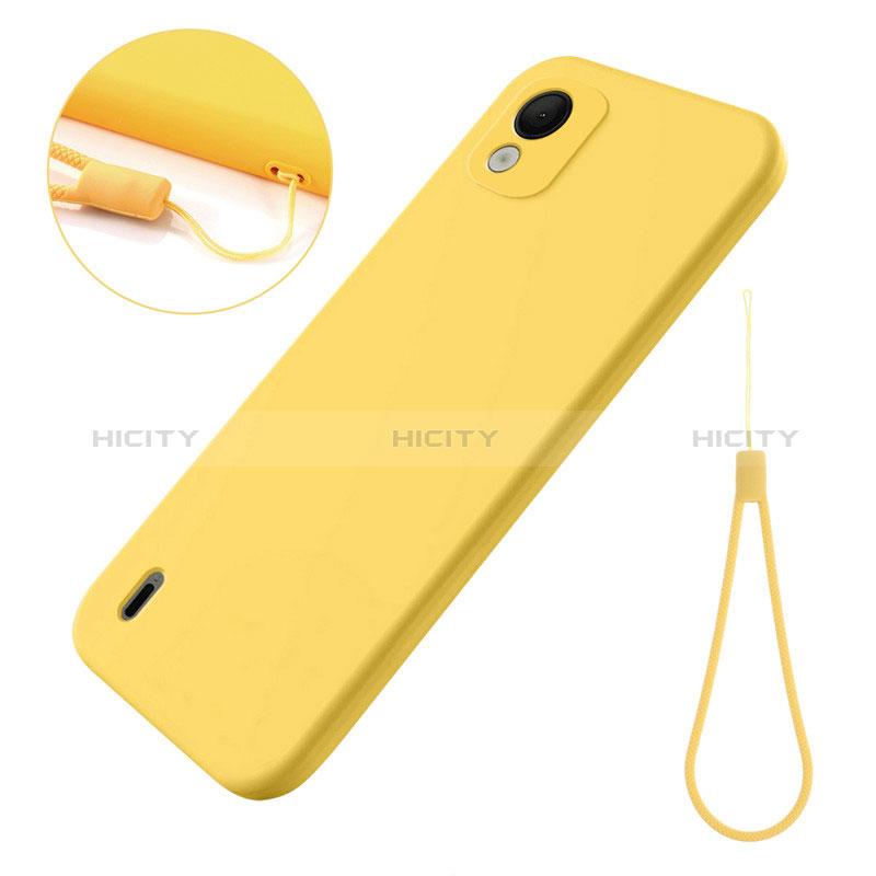 Funda Silicona Ultrafina Goma 360 Grados Carcasa para Nokia C110 Amarillo