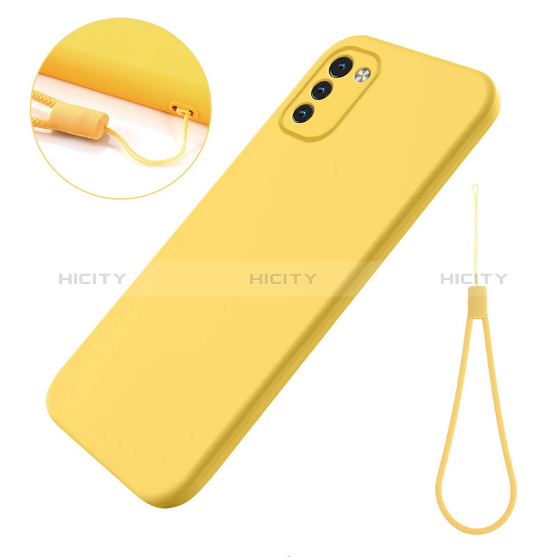 Funda Silicona Ultrafina Goma 360 Grados Carcasa para Nokia G11 Amarillo