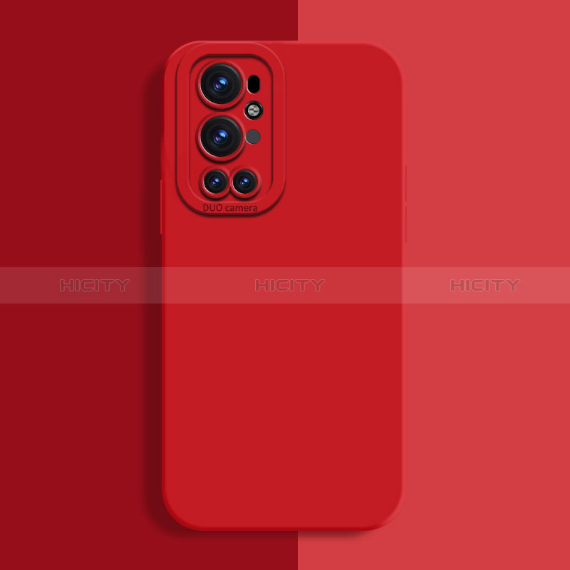 Funda Silicona Ultrafina Goma 360 Grados Carcasa para OnePlus 9 Pro 5G Rojo