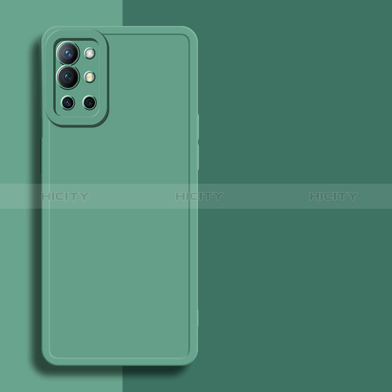 Funda Silicona Ultrafina Goma 360 Grados Carcasa para OnePlus 9R 5G Menta Verde