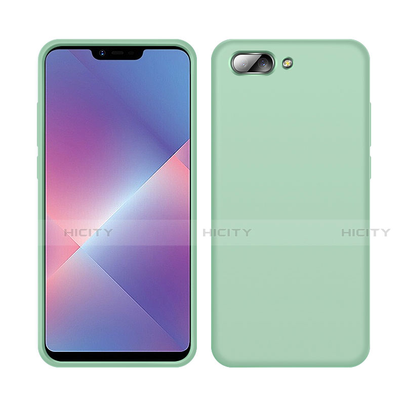 Funda Silicona Ultrafina Goma 360 Grados Carcasa para Oppo A12e Verde