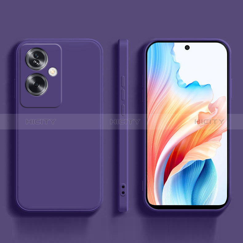 Funda Silicona Ultrafina Goma 360 Grados Carcasa para Oppo A2 5G Morado