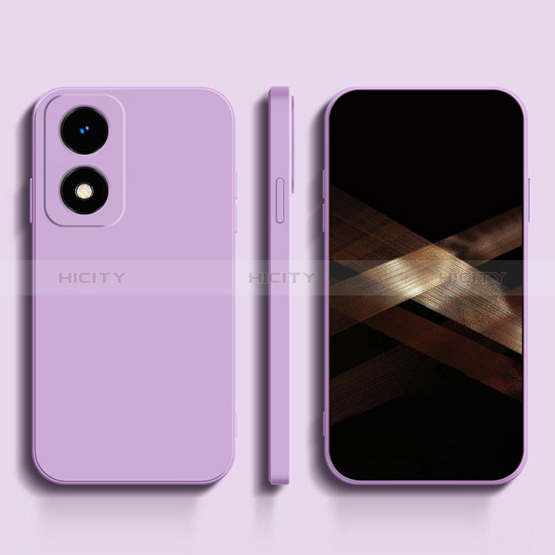 Funda Silicona Ultrafina Goma 360 Grados Carcasa para Oppo A2x 5G Purpura Claro