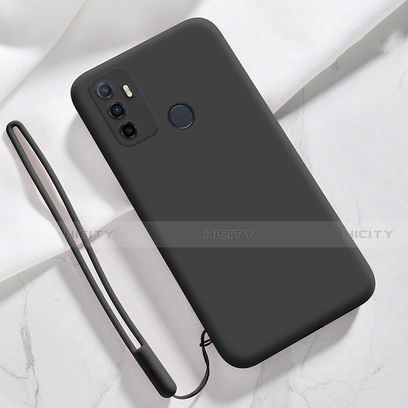 Funda Silicona Ultrafina Goma 360 Grados Carcasa para Oppo A33 Negro