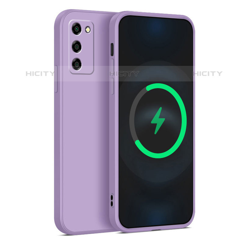 Funda Silicona Ultrafina Goma 360 Grados Carcasa para Oppo A53s 5G Purpura Claro