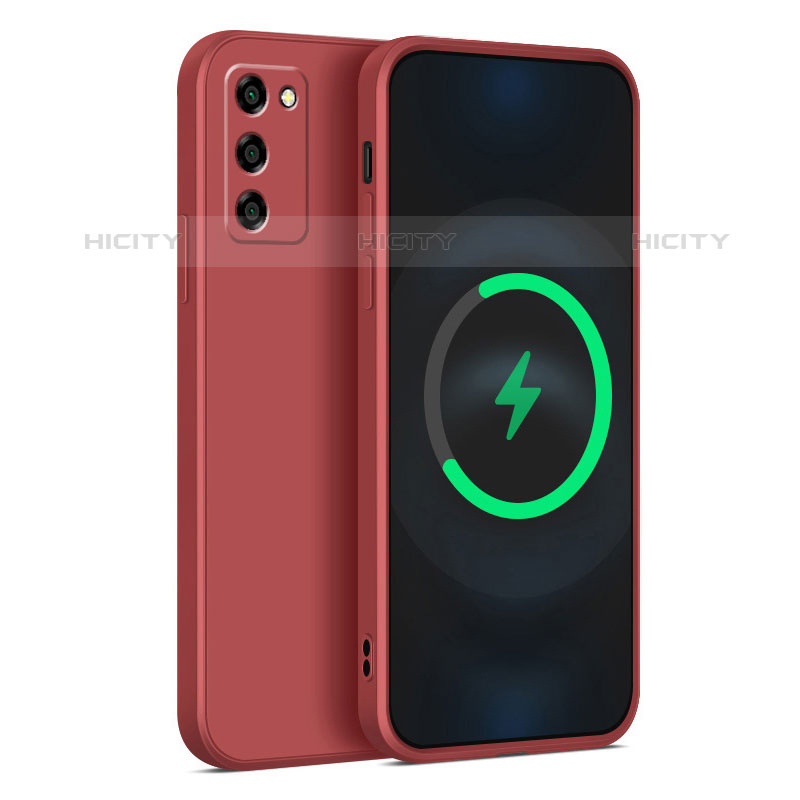 Funda Silicona Ultrafina Goma 360 Grados Carcasa para Oppo A53s 5G Rojo