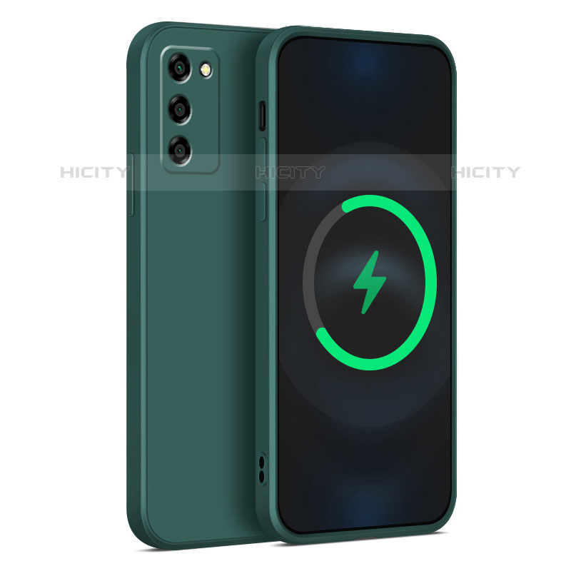 Funda Silicona Ultrafina Goma 360 Grados Carcasa para Oppo A53s 5G Verde Noche