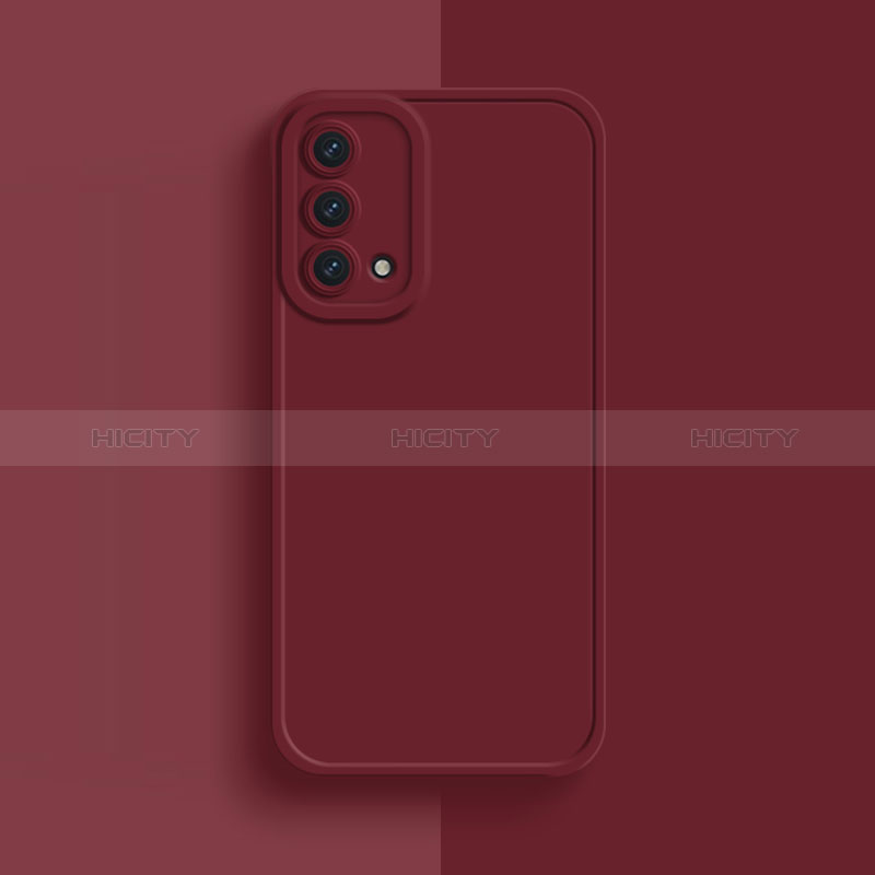 Funda Silicona Ultrafina Goma 360 Grados Carcasa para Oppo A54 5G Rojo