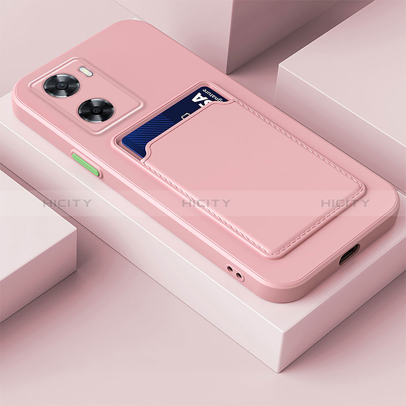 Funda Silicona Ultrafina Goma 360 Grados Carcasa para Oppo A57 4G Rosa